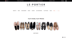 Desktop Screenshot of leportier.com